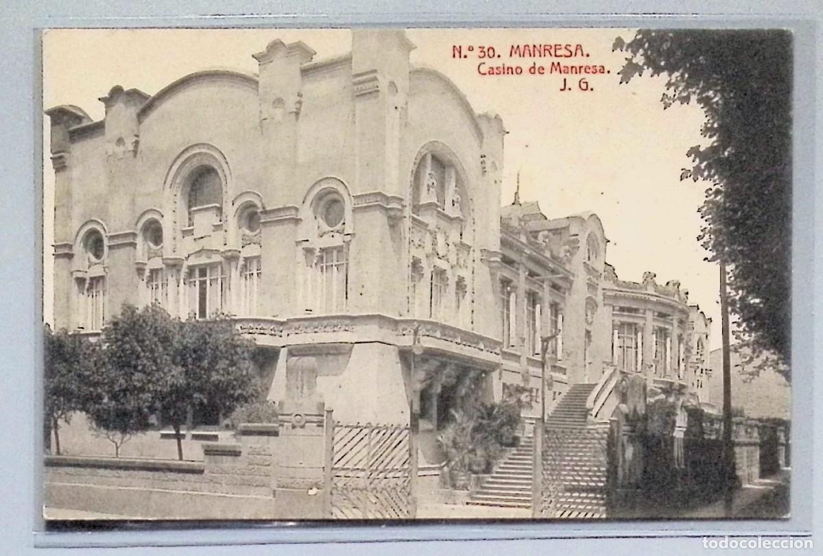 Postales: MANRESA (BARCELONA). CASINO DE MANRESA.Tarjeta postal