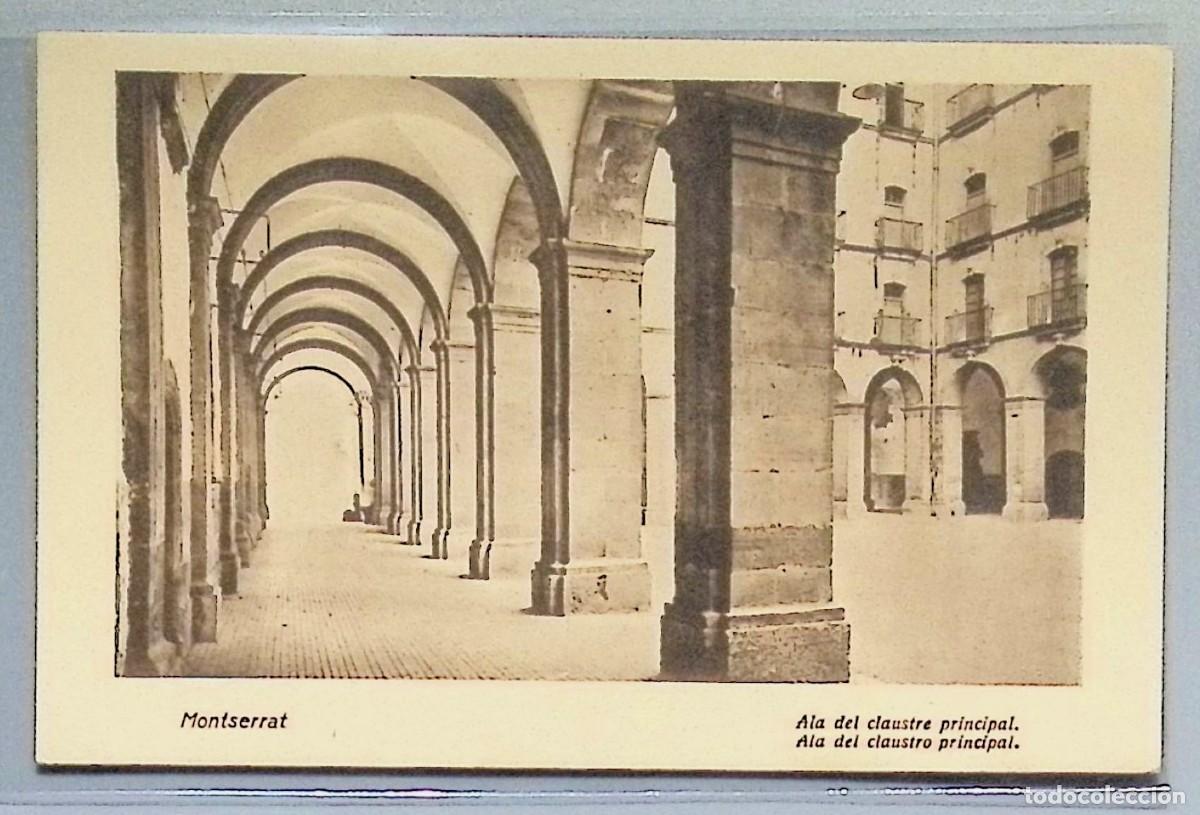 Postales: MONTSERRAT (Barcelona). Claustro principal del monasterio.