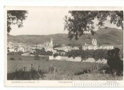 Postales: ANTIGUA POSTAL 2 LLANSA COSTA BRAVA VISTA GENERAL FOTOS MELI EDICION A NEGRE