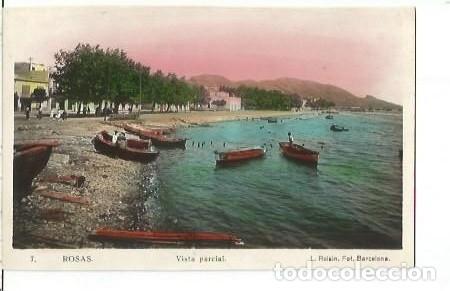Postales: ANTIGUA POSTAL 7 ROSAS VISTA PARCIAL L ROISIN FOT BARCELONA
