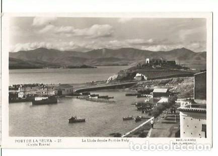 Postales: ANTIGUA POSTAL 21 PORT DE LA SELVA COSTA BRAVA LA LLOTJA DESDE PORT DE REIG EDIT LLENSA FOT F GUILER