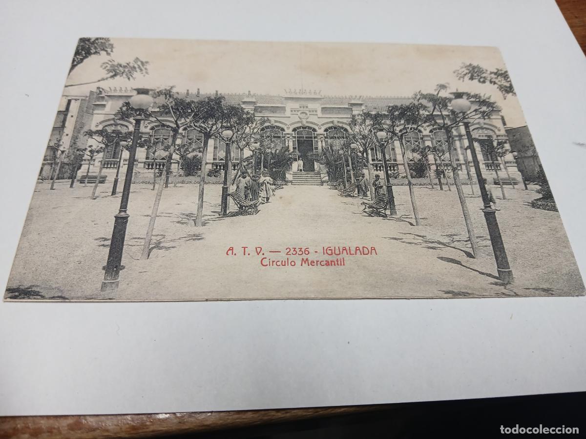 Postales: postal igualada, circulo mercantil, atv 2336 - Foto 1