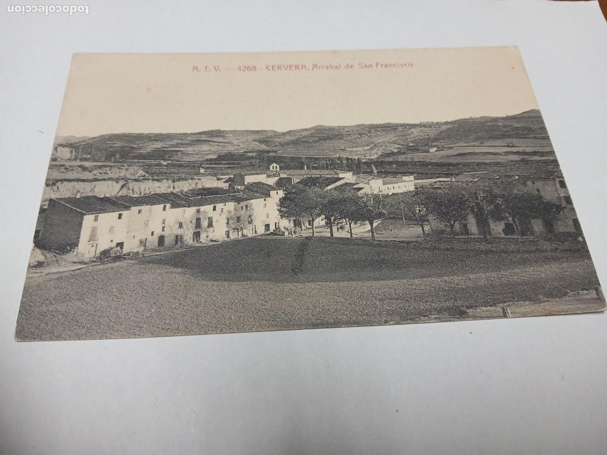 Postales: postal cervera, arrabal de san francisco, atv 4268