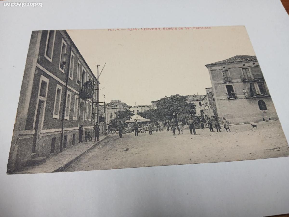 Postales: postal cervera, rambla de san francisco, atv 4274