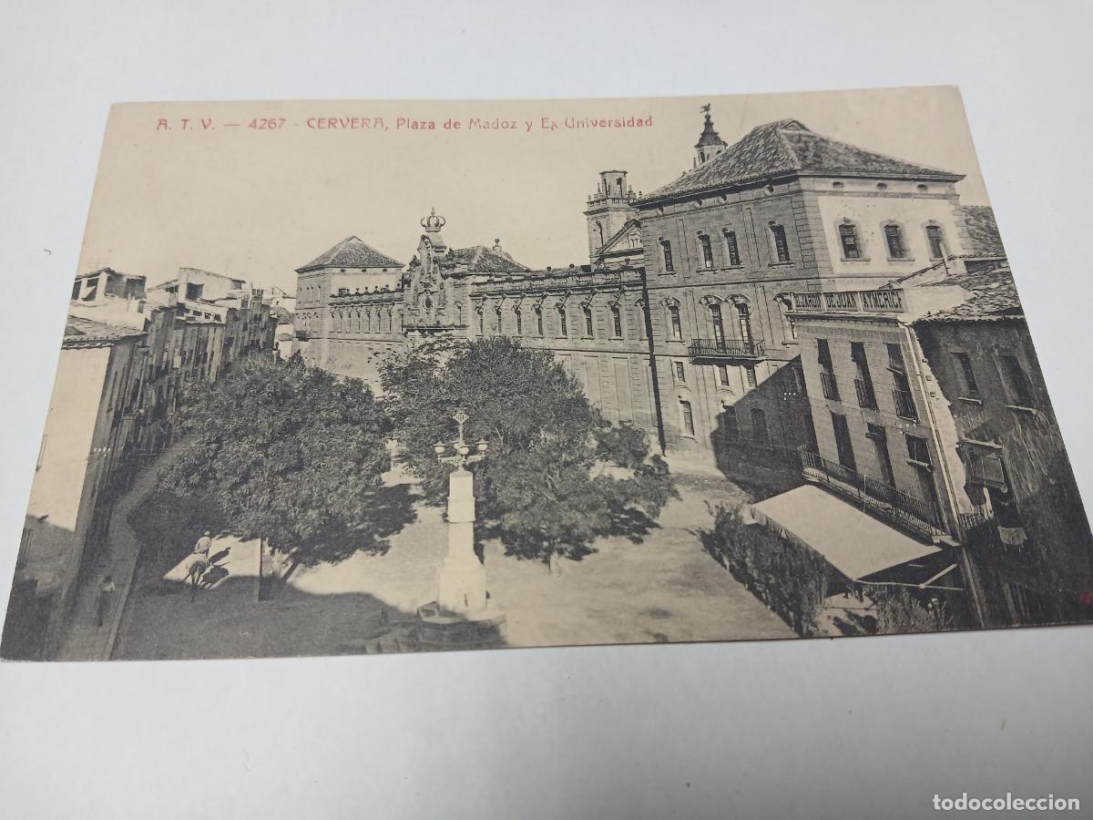Postales: postal cervera, plaza de madoz y ex-universidad, atv 4267