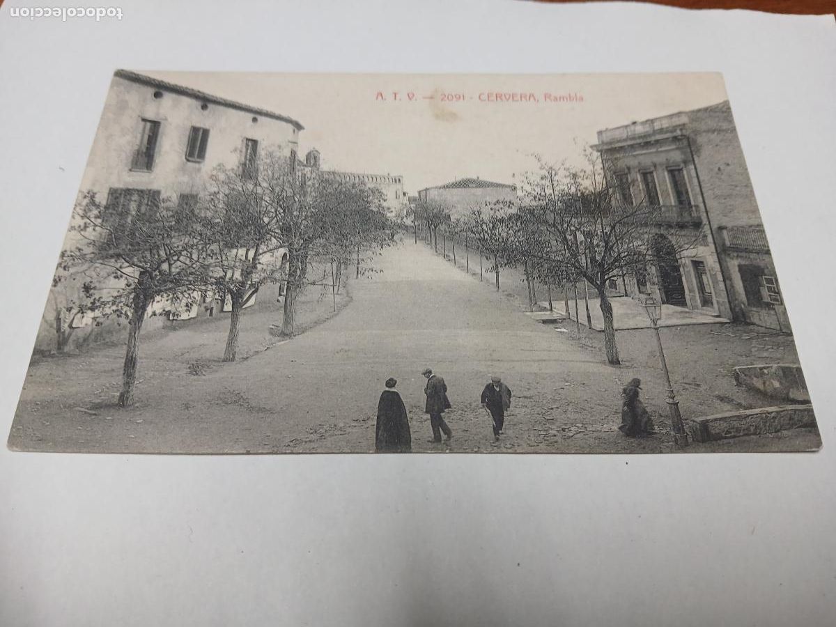 Postales: postal cervera, rambla, atv 2091