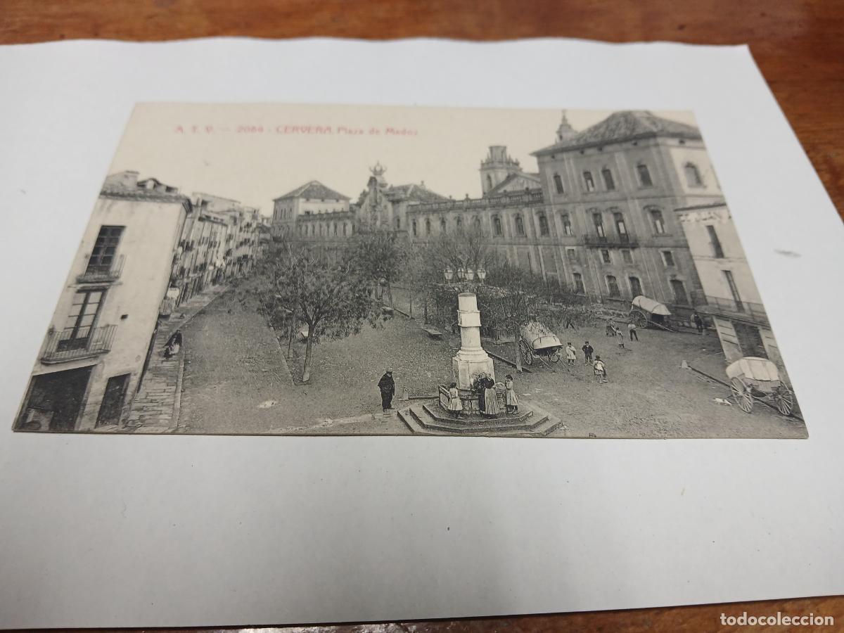 Postales: postal cervera, plaza de madoz, atv 2084