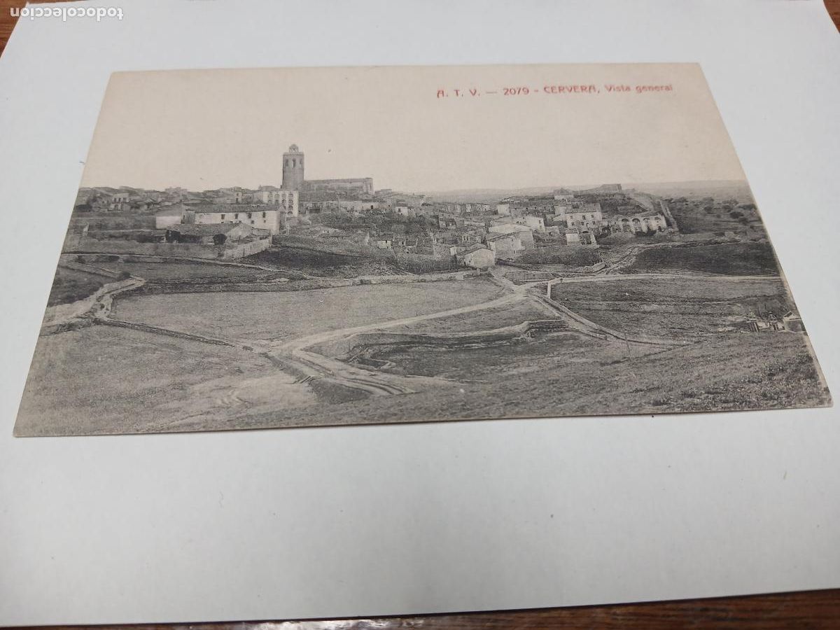 Postales: postal cervera, vista general, atv 2079