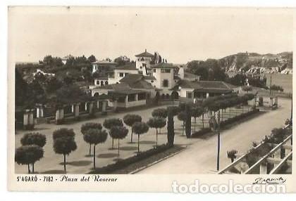 Postales: ANTIGUA POSTAL 7182 S'AGARO PLAZA DEL ROSERAR ZERKOWITZ 1950