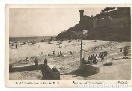 Postales: ANTIGUA POSTAL COL M R 18 TOSSA COSTA BRAVA BAJO EL SOL DE INVIERNO ZERKOWITZ 1959