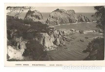 Postales: ANTIGUA POSTAL COSTA BRAVA PALAFRUGELL AIGUA XALIDA 1951