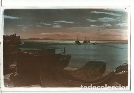 Postales: ANTIGUA POSTAL COSTA BRAVA ROSAS CONTRA SOL EN LA PLAYA FOTO PUIGNAU