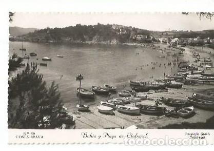 Postales: ANTIGUA POSTAL N&ordm; 90 COSTA BRAVA BAHIA Y PLAYA DE LLAFRANCH FOTOGRAFIA GRANES PALAFRUGELL
