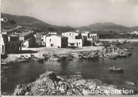 Postales: ANTIGUA POSTALSERIE 7 N&ordm; 73 COSTA BRAVA PORT DE LLANSA EMBARCADERO DEL PUERTO SOBERANAS 1957