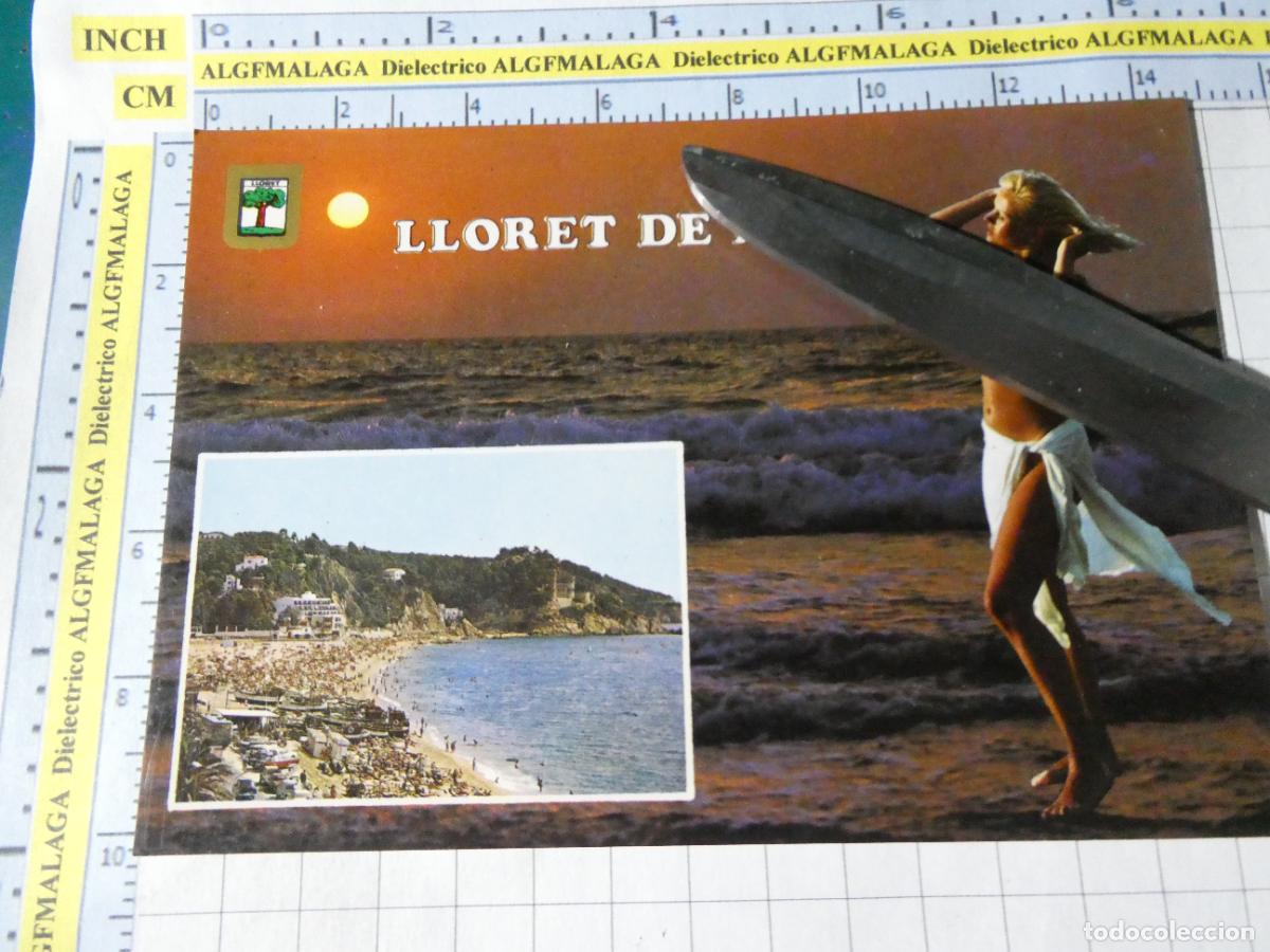 Postales: POSTAL DE GERONA. A&Ntilde;O 1982. LLORET DE MAR. MUJER DESNUDOS TOPLESS 111 ESCUDO ORO. 3810