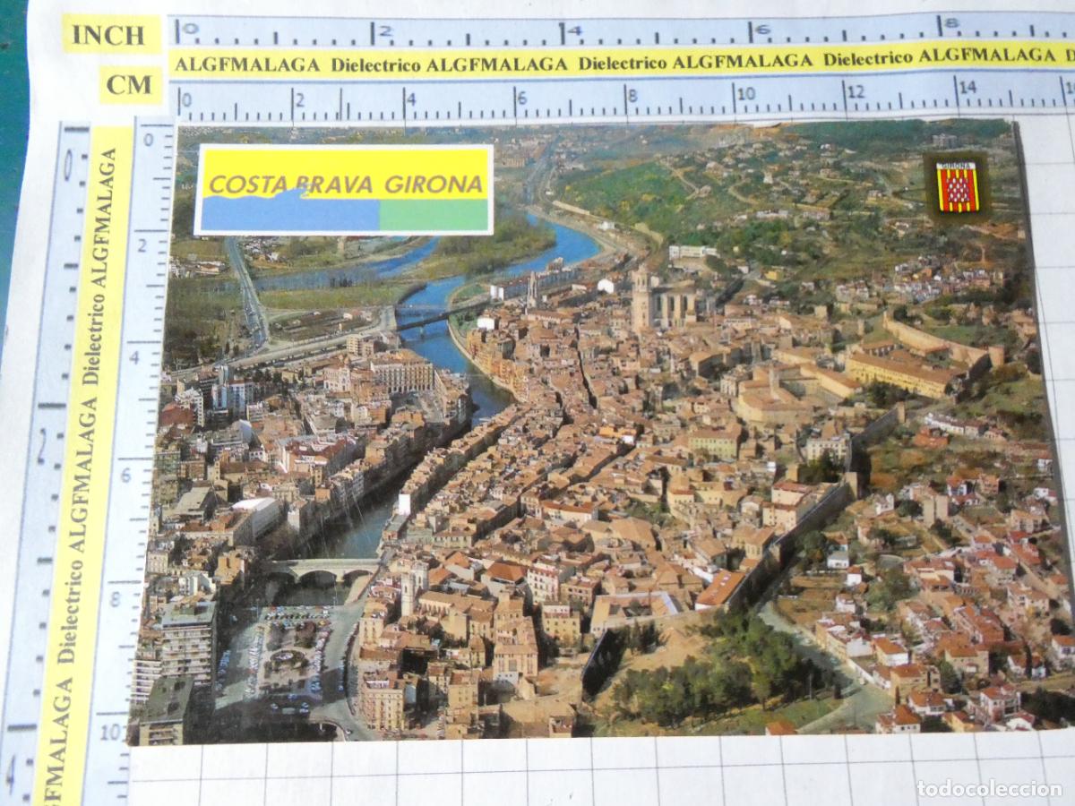 Postales: POSTAL DE GERONA. VISTA AEREA. PATRONATO DE TURISMO. 3813