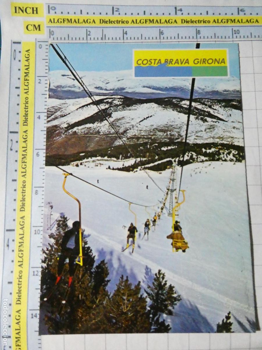 Postales: POSTAL DE GERONA. ESTACIONES DE ESQU&Iacute; NIEVE. PATRONATO DE TURISMO. 3814