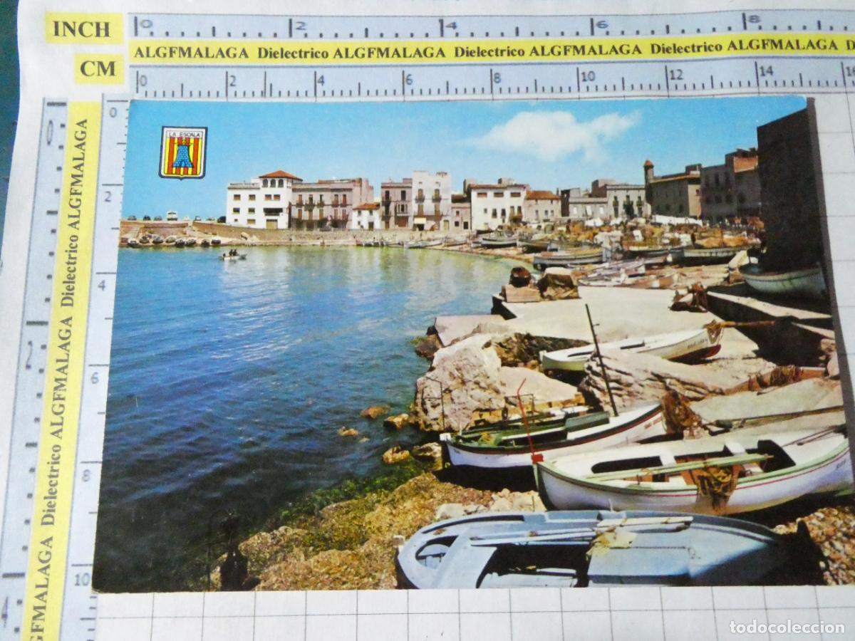 Postales: POSTAL DE GERONA. A&Ntilde;O 1962 LA ESCALA VISTA PARCIAL. 284 SOBERANAS. 3815