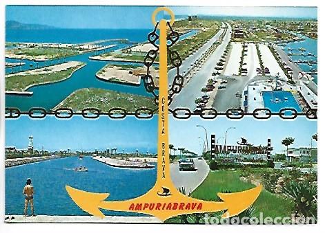 Postales: ENTRADAS Y VISTA PANORAMICA.- AMPURIBRAVA