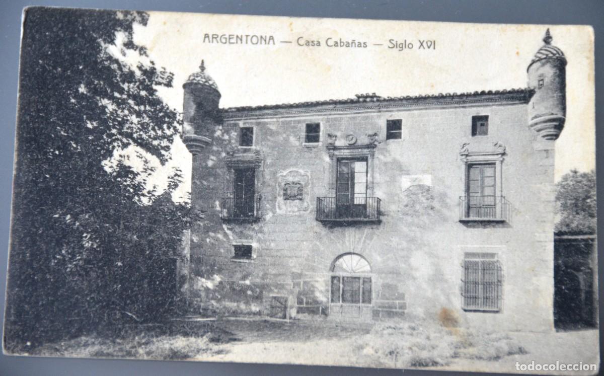 Postales: POSTAL ANTIGUA ARGENTONA - CASA CABA&Ntilde;AS - SIGLO XVI (SIN CIRCULAR)