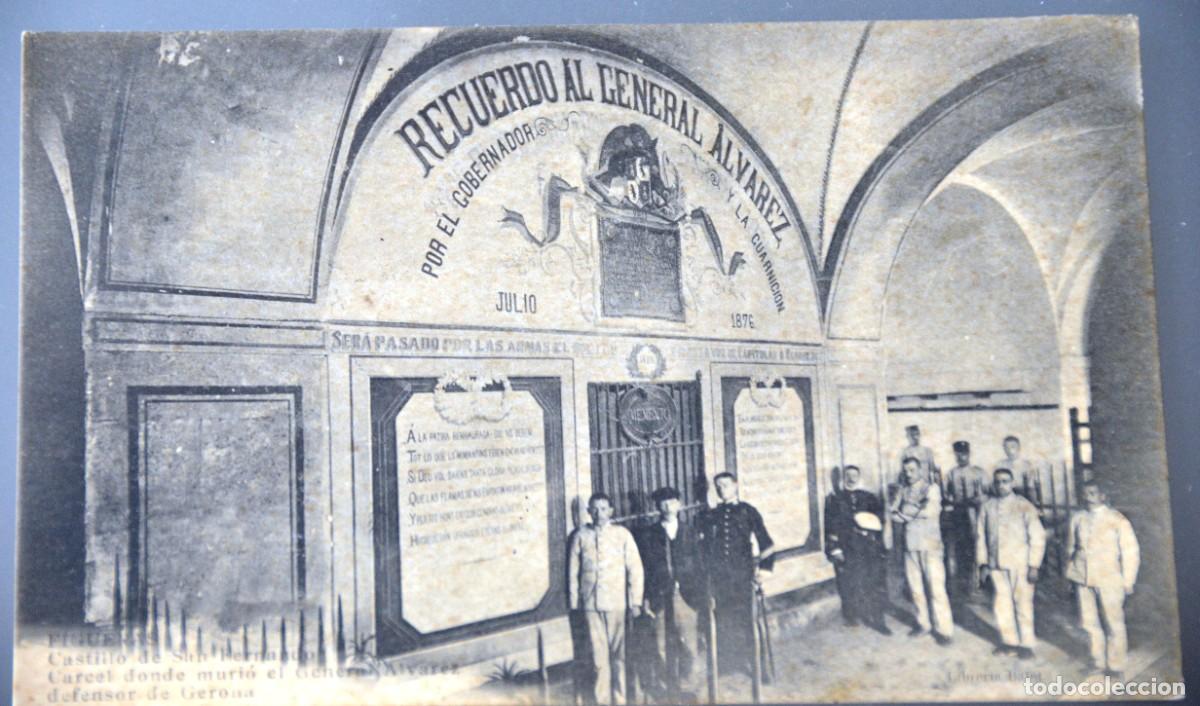 Postales: POSTAL FIGUERAS PRISI&Oacute;N GENERAL &Aacute;LVAREZ CASTILLO SAN FERNANDO LIBRER&Iacute;A BATET