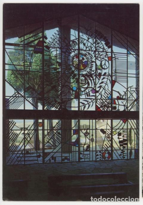 Postales: m012098 Sarreal Reja Vidriada De La Ermita De San Cosme Y San Damina Obra De Grau Garriga 1971 Ra sc