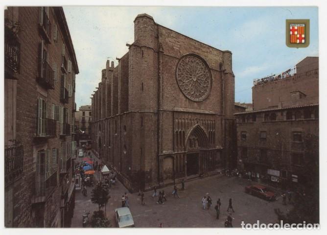 Postales: m012101 Barcelona Plaza Del Pino E Iglesia De Santa Maria Escudo De Oro N&ordm;470 sc