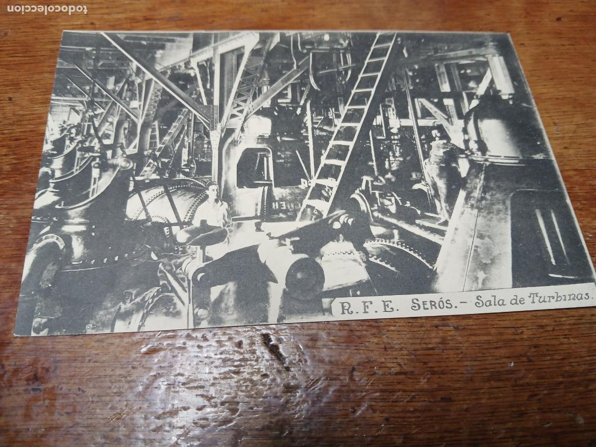 Postales: postal r.f.e. seros, sala de turbinas