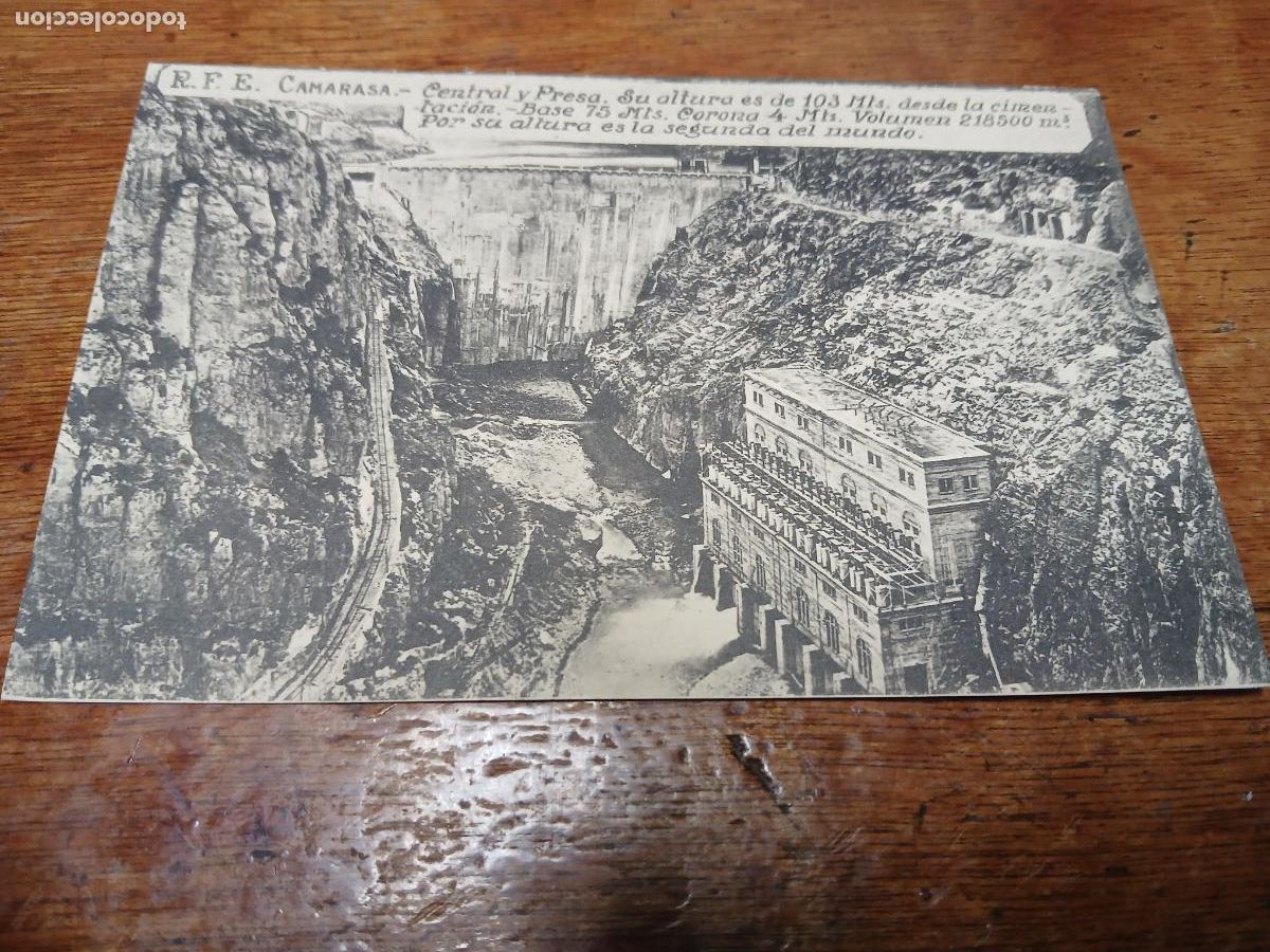 Postales: postal r.f.e. camarasa, central y presa