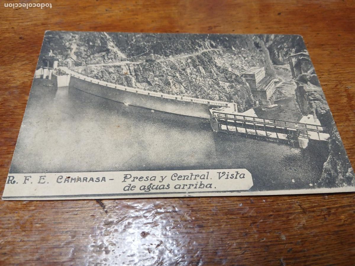 Postales: postal r.f.e. camarasa, presa y central vista de aguas arriba