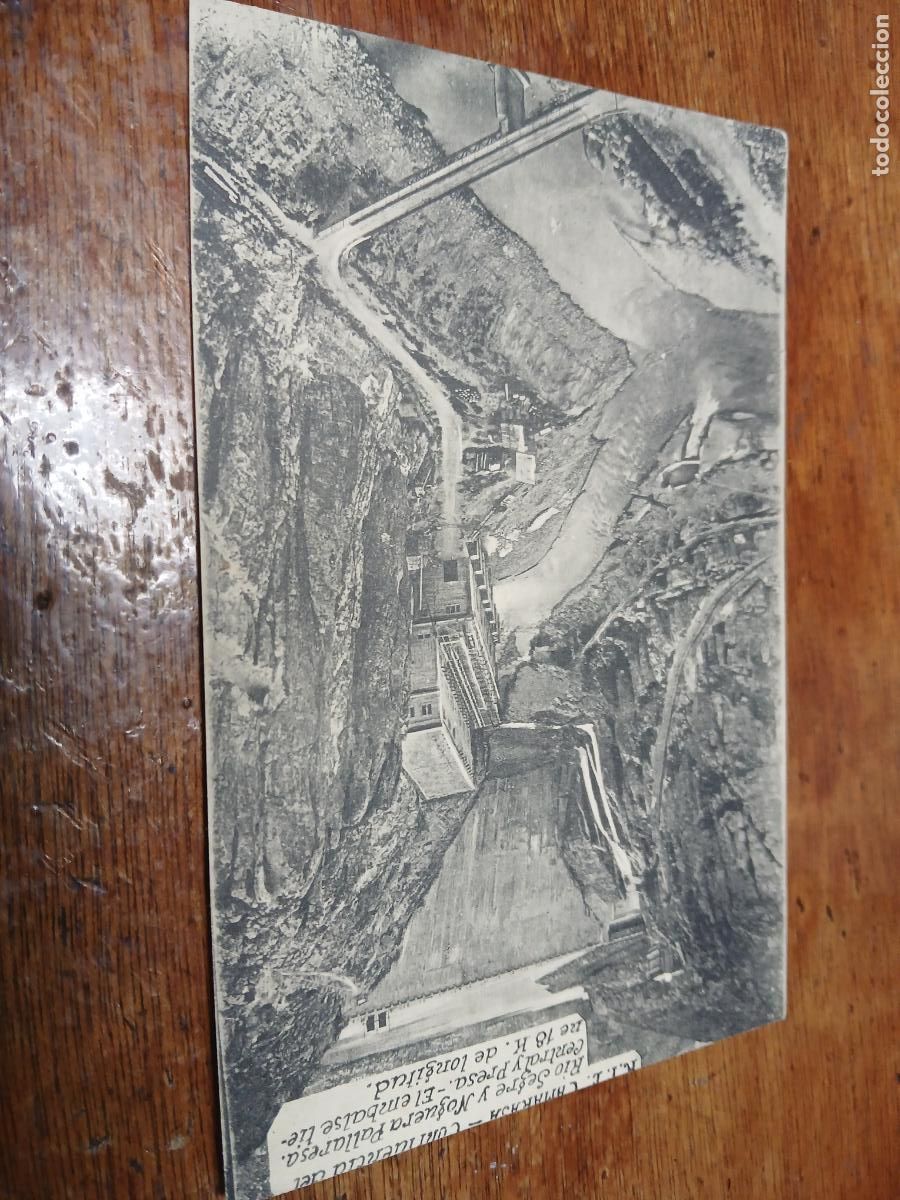 Postales: postal r.f.e. camarasa, confluencia del rio segre y noguera pallaresa