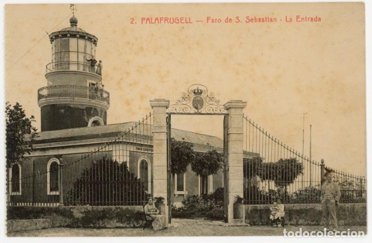 Postales: a11522 Calella De Palafrugell Faro De San Sebastian La Entrada Roisin N&ordm;2 sc