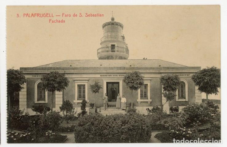 Postales: a11524 Calella De Palafrugell Faro De San Sebastian Fachada Roisin N&ordm;3 sc