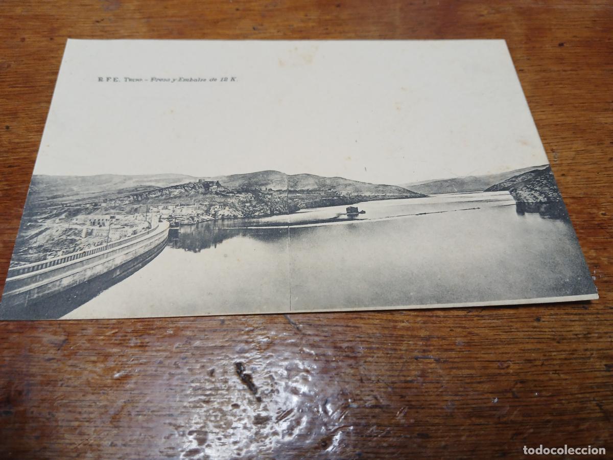 Postales: postal tremp, presa y embalse de 12 k