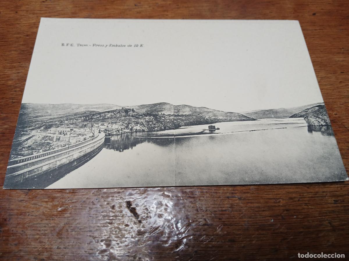Postales: postal tremp, presa y embalse de 12 k