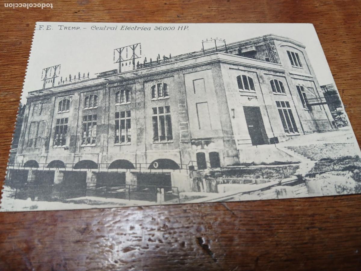 Postales: postal tremp, central electrica 36000 hp