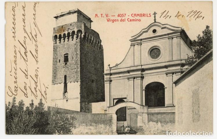 Postales: a11536 Cambrils Virgen Del Camino Atv N&ordm;4057 circulada 1916