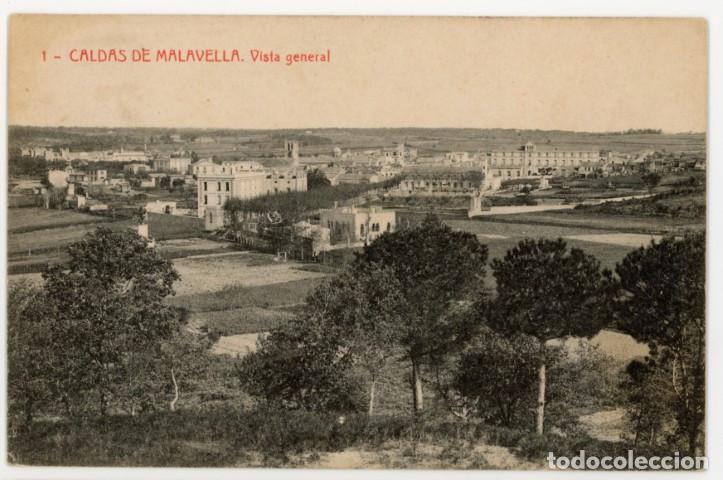 Postales: a11549 6752 Caldes De Malavella Vista General Thomas N&ordm;1 circulada 1916