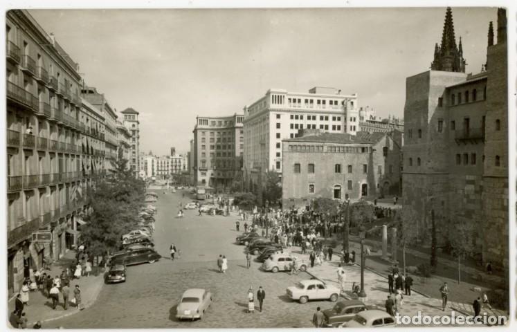 Postales: a11553 Barcelona Av De La Catedral Ro N&ordm;1016 sc coches