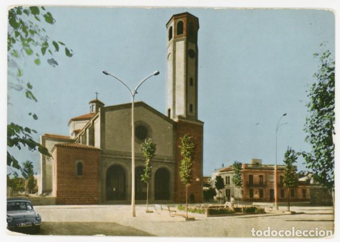 Postales: a11572 Sant Joan Despi Iglesia Parroquial 1964 Rae N&ordm;1 fotografica seat 600