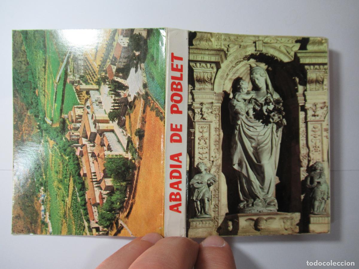 Postales: Bloc Abad&iacute;a de Poblet - 16 mini postales en acorde&oacute;n