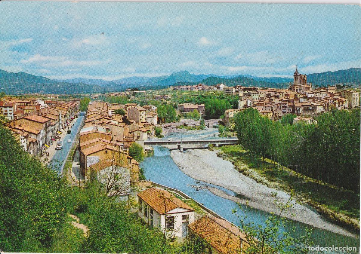 Postales: GIRONELLA (BARCELONA) VISTA GENERAL - FOTOCOLOR VERT N&ordm;1 - ESCRITA 1969