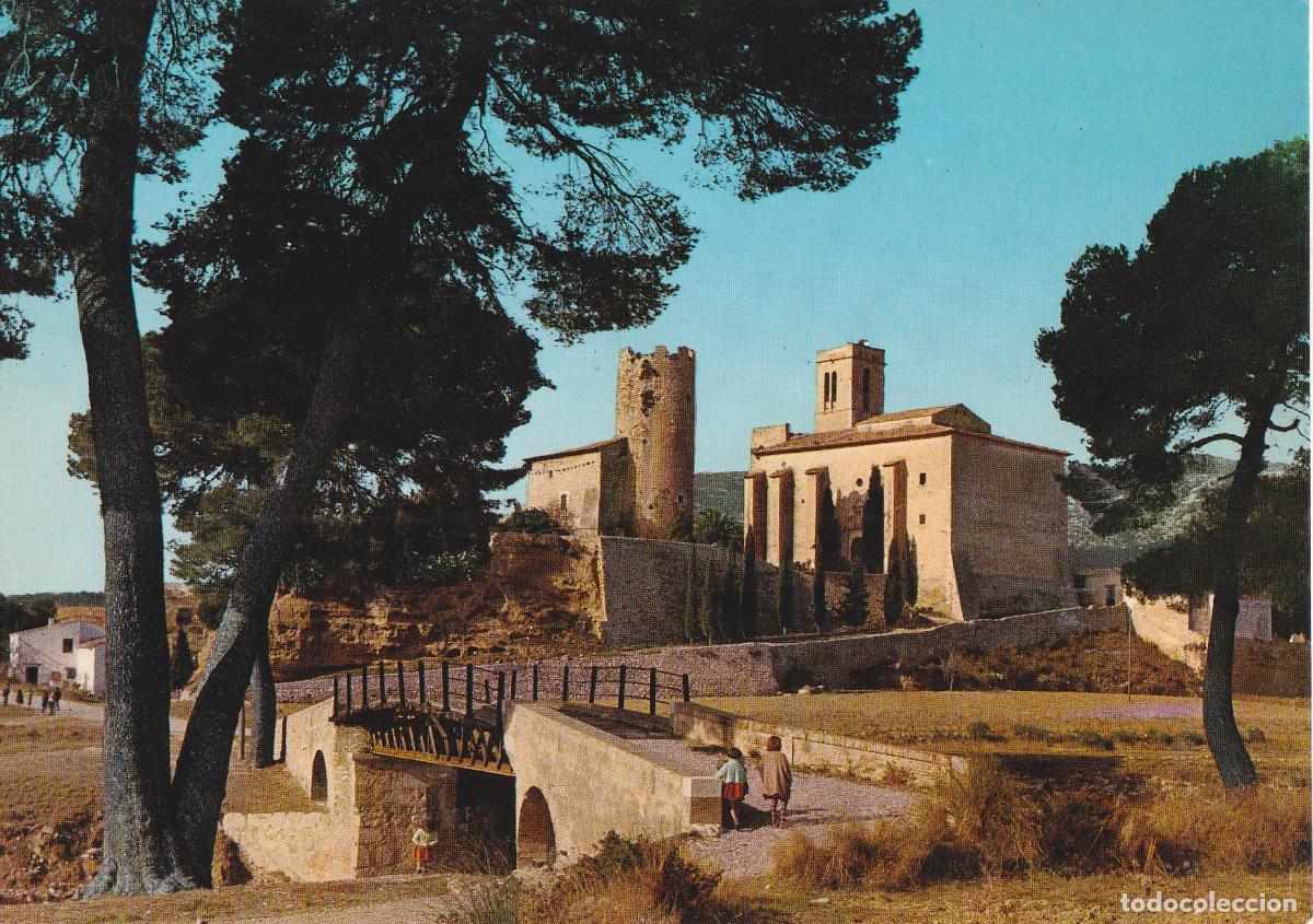 Postales: SANT PERE DE RIBES (BARCELONA) ANTIGUA IGLESIA Y CASTILLO - FOTO J.G&Oacute;MEZ - ESCRITA