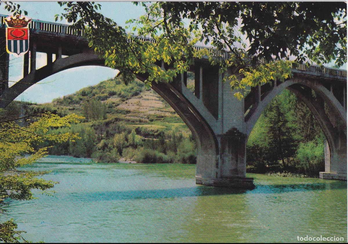 Postales: SANT QUIRZA DE BESORA (BARCELONA) PANOR&Agrave;MICA, PONT I RIU TER - VISTACROM N&ordm;12 - S/C
