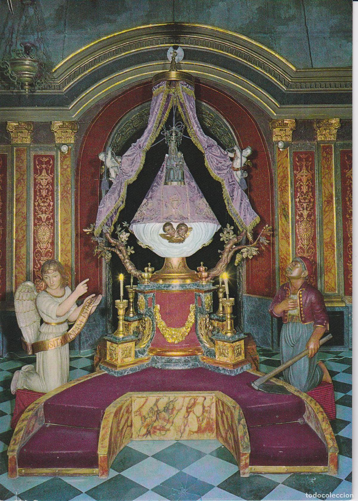 Postales: SITGES (SANTUARIO DE NTRA.SRA.DEL VINYET) CAMERINO DE LA VIRGEN - R,G. R.GASSO N&ordm;4 - ESCRITA