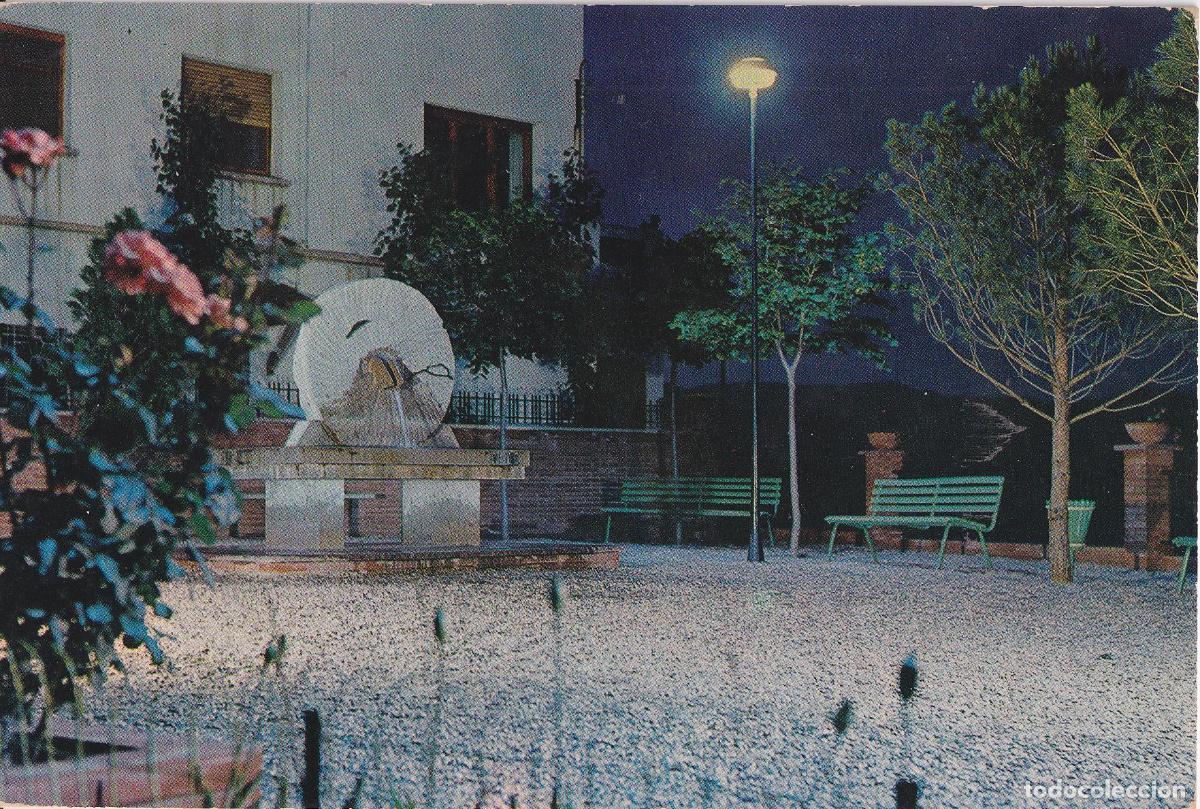 Postales: SANT FELIU DE CODINES (BARCELONA) FUENTE DE LA PLAZA DIPUTACI&Oacute;N - BAZAR - CIRCULADA