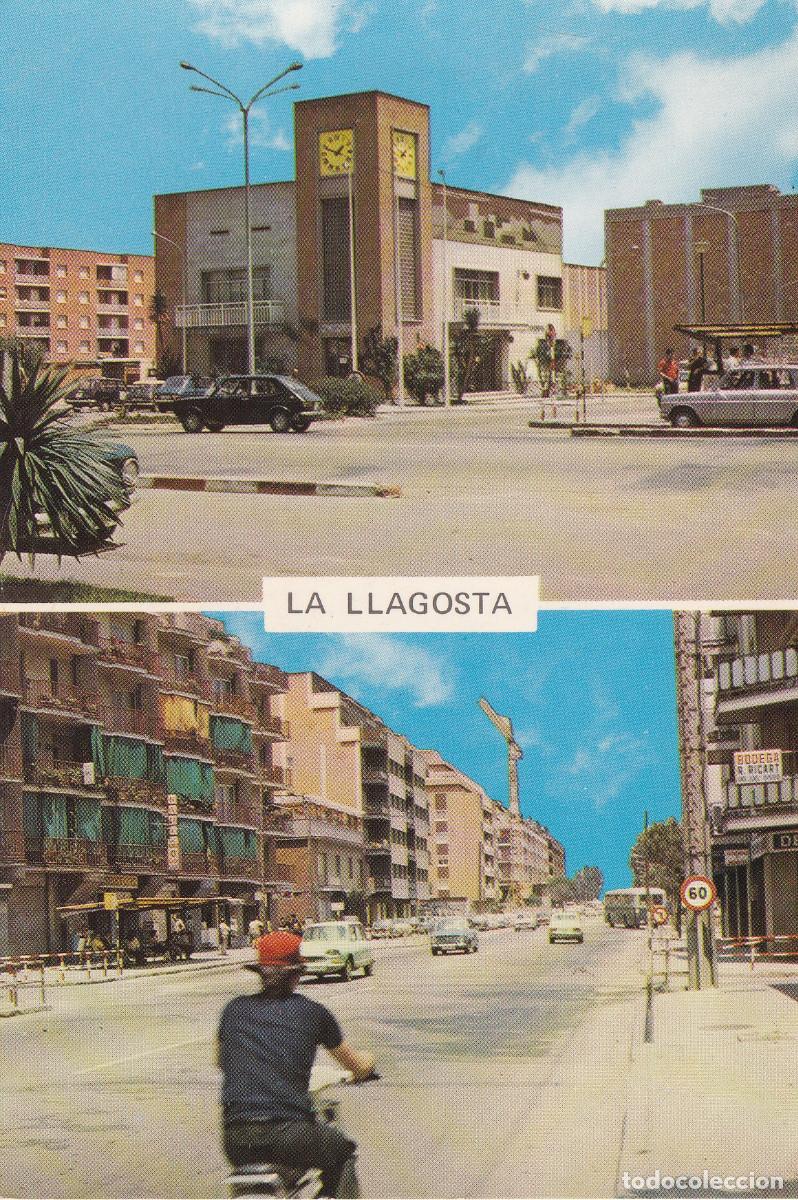 Postales: LA LLAGOSTA PLAZA AYUNTAMIENTO AV. GENERAL&Iacute;SIMO