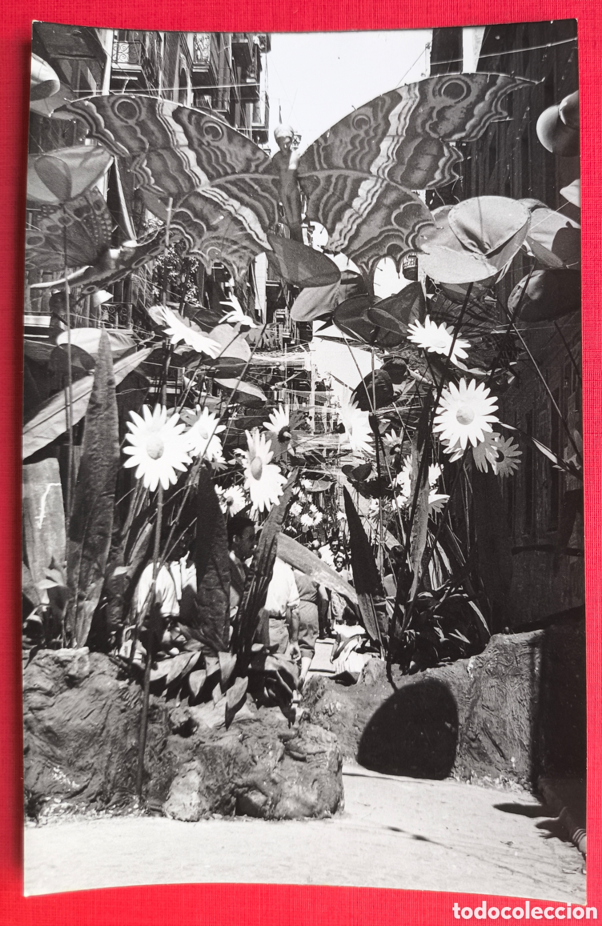Postales: BARCELONA FESTES DE GR&Agrave;CIA CARRER LLIBERTAT POSTAL FOTOGR&Aacute;FICA FOTOGRAF&Iacute;A ARXIU CUY&Aacute;S 1951