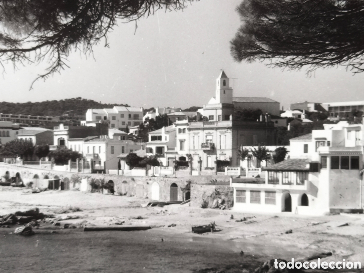 Postales: CALELLA DE PALAFRUGELL POSTAL FOTOGR&Aacute;FICA FOTOGRAF&Iacute;A ARXIU CUY&Aacute;S COSTA BRAVA C. 1955