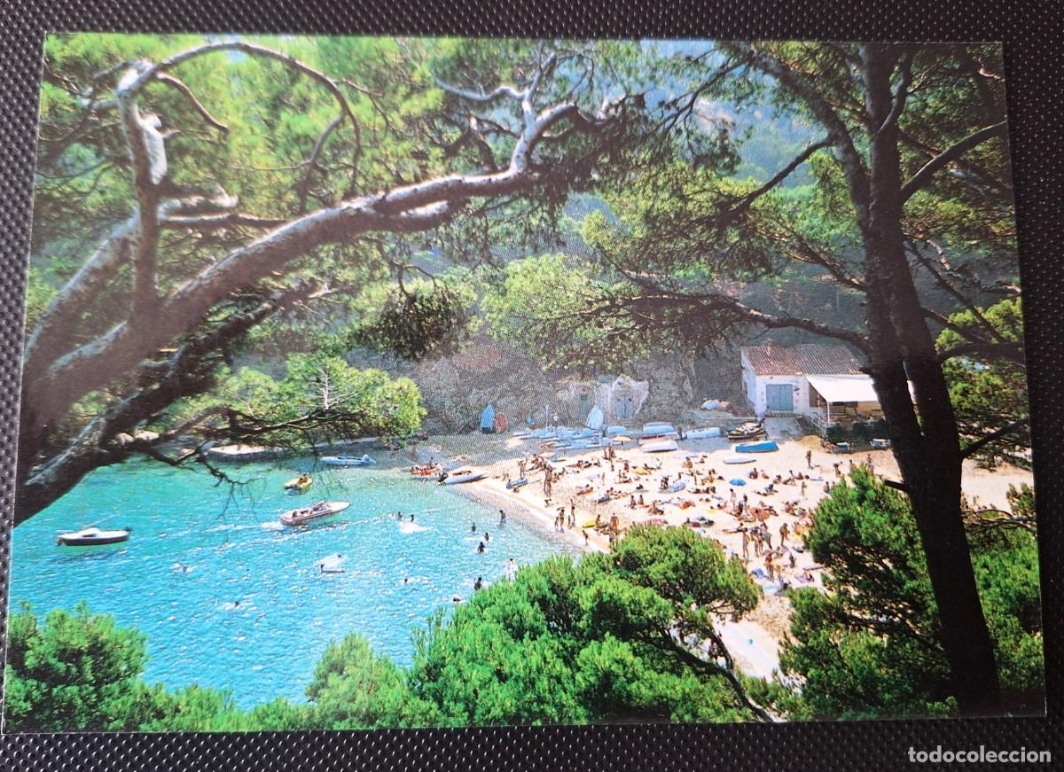 Postales: COSTA BRAVA (GERONA) - POSTAL COLOR ANTIGUA - PLAYA AIGUA BLAVA BAGUR - SIN CIRCULAR